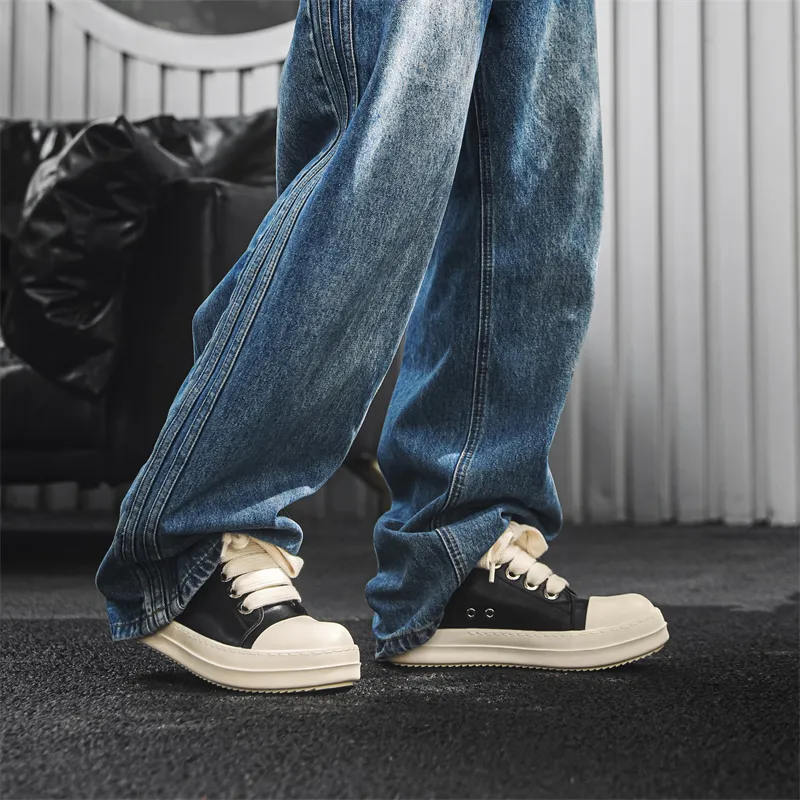 Ignition Low Top Skateboard Shoes Men's Black-3