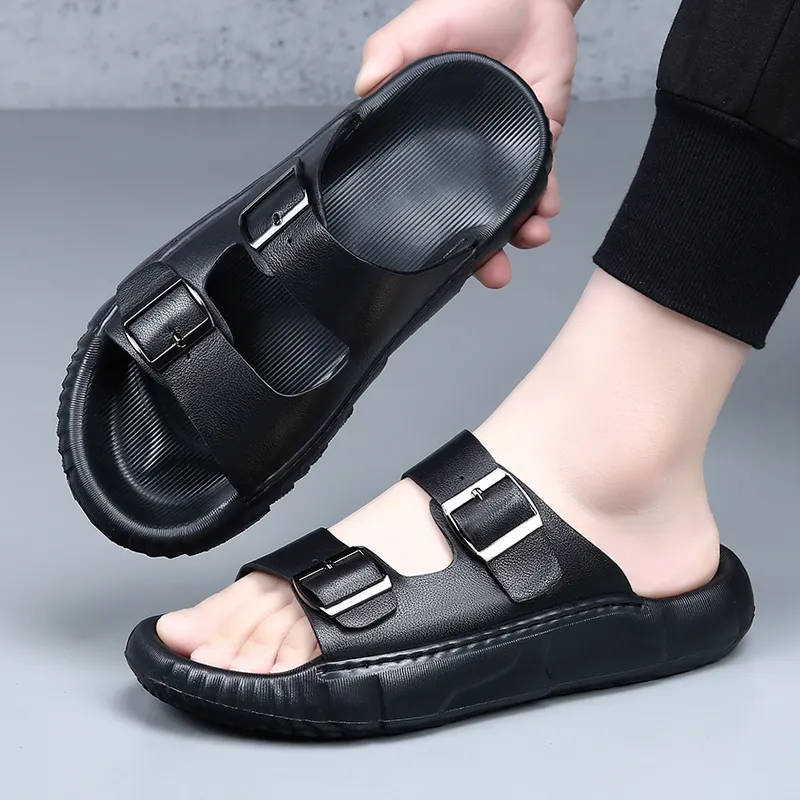 Ignition Stitching Slip Resistant Abrasion Resistant Slide Slippers Men's-12