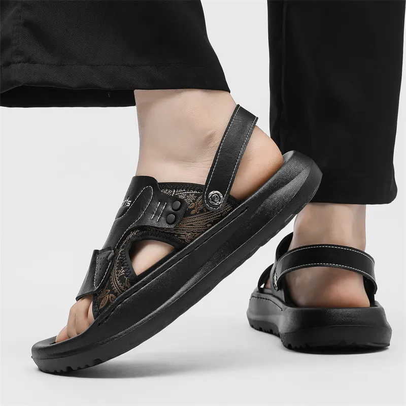 Ignition Beach Sandals Men's Black-6