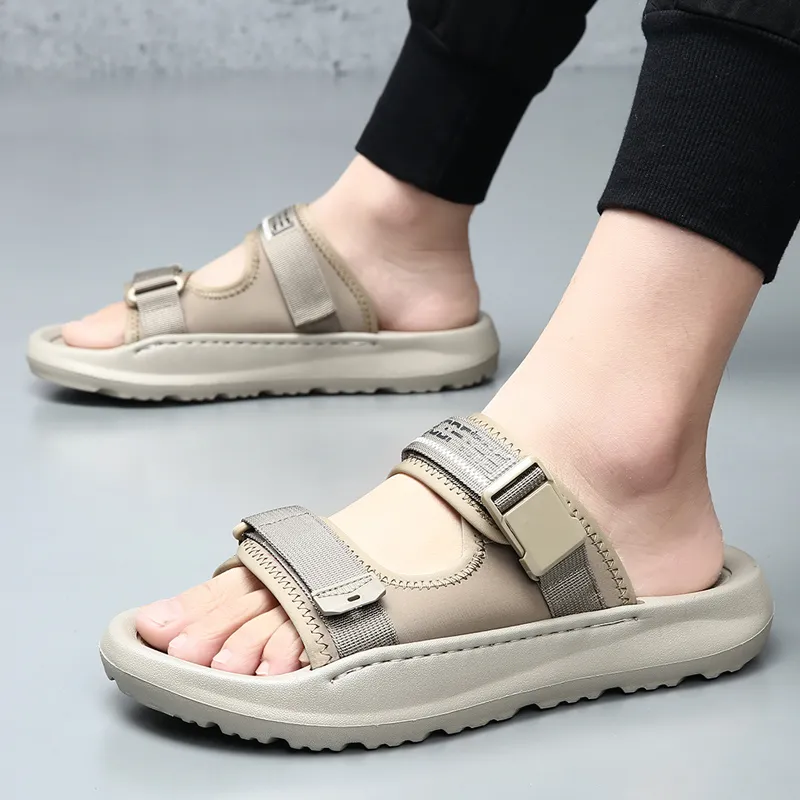 Ignition Slip Resistant Odor Resistant Abrasion Resistant Slide Slippers Men's-3