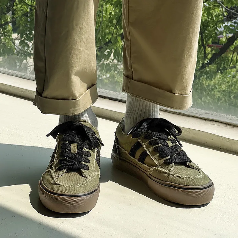 Ignition Slip Resistant, Abrasion Resistant, Lightweight, Breathable Low Top Skateboard Shoes Men's-5