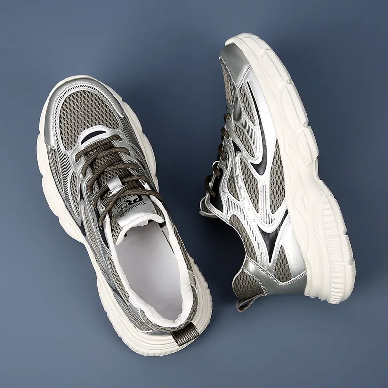 Ignition Anti Slip Wear Resistant Low Top Chunky Sneakers-13