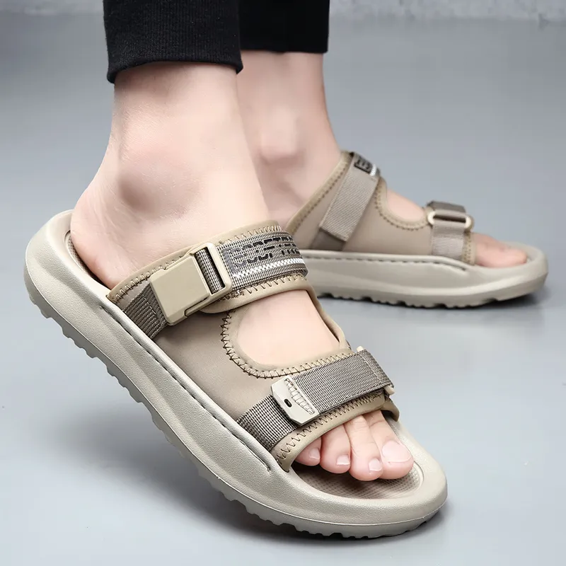 Ignition Slip Resistant Odor Resistant Abrasion Resistant Slide Slippers Men's-5