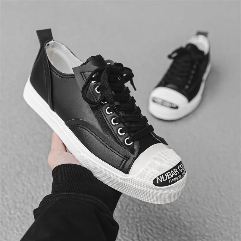Ignition Wear resistant And Lightweight Low Top Skateboard Shoes Men's Black-1