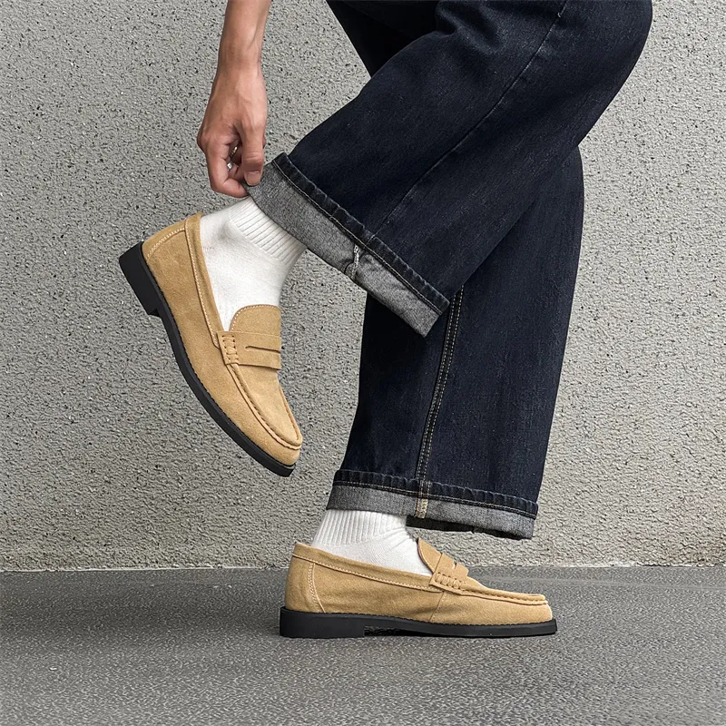 Ignition Loafers Men Apricot/Beige/Brown-13