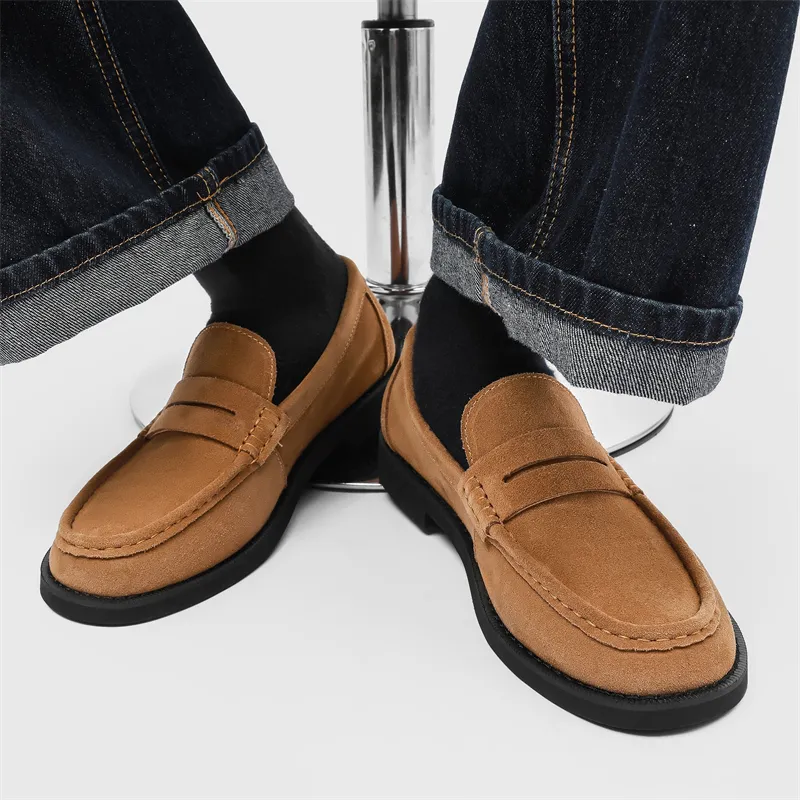 Ignition Loafers Men Apricot/Beige/Brown-6