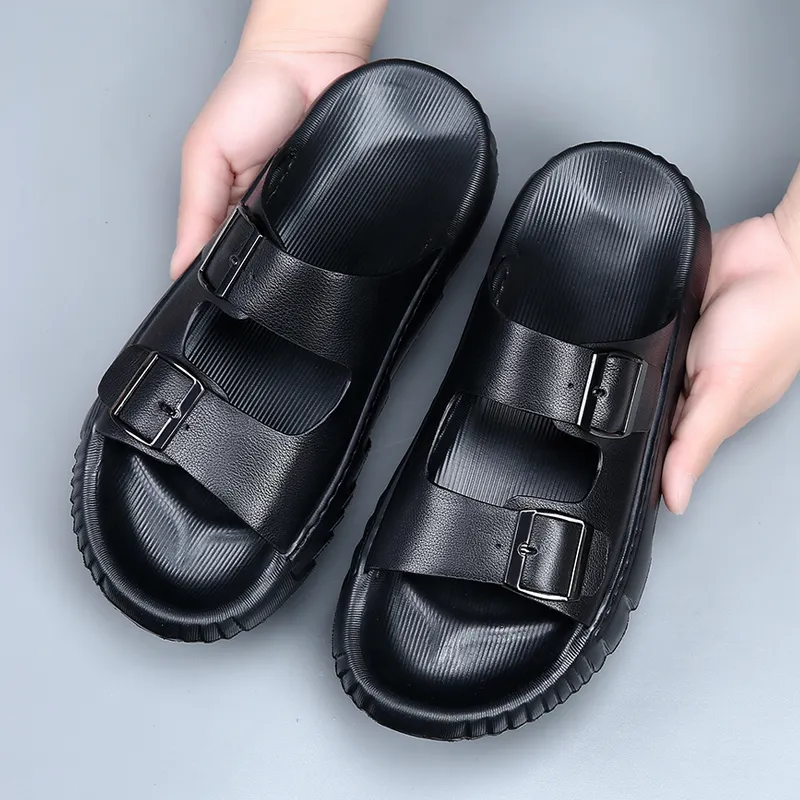 Ignition Stitching Slip Resistant Abrasion Resistant Slide Slippers Men's-13