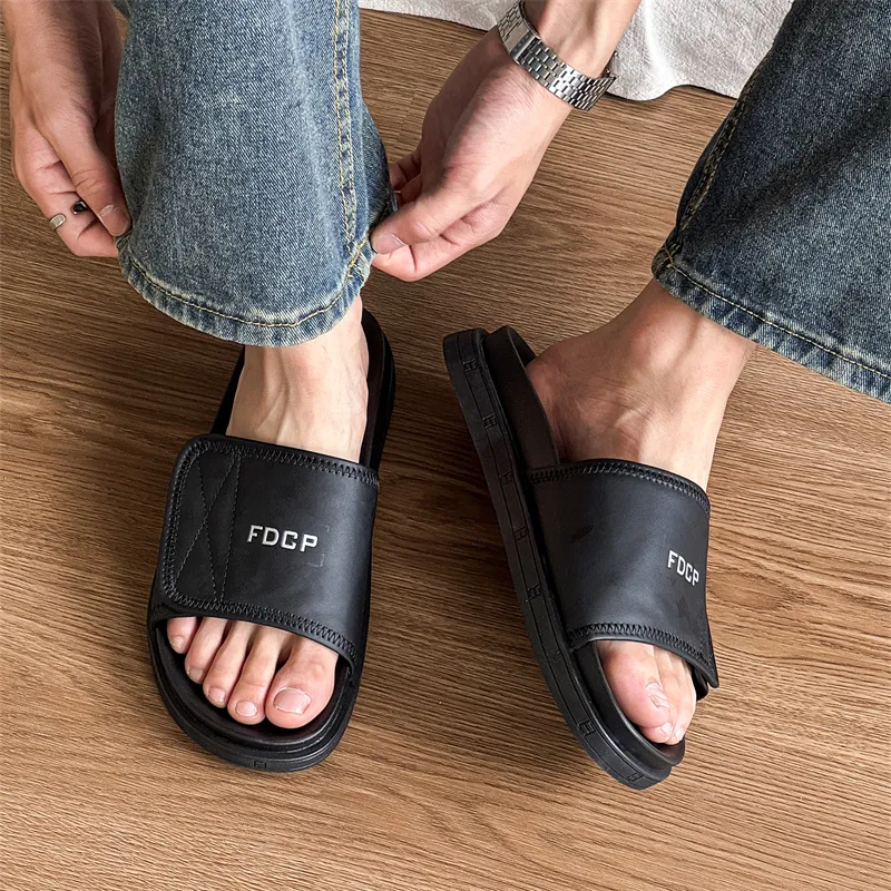 Ignition Slip Resistant Abrasion Resistant Slide Slippers Men's-11