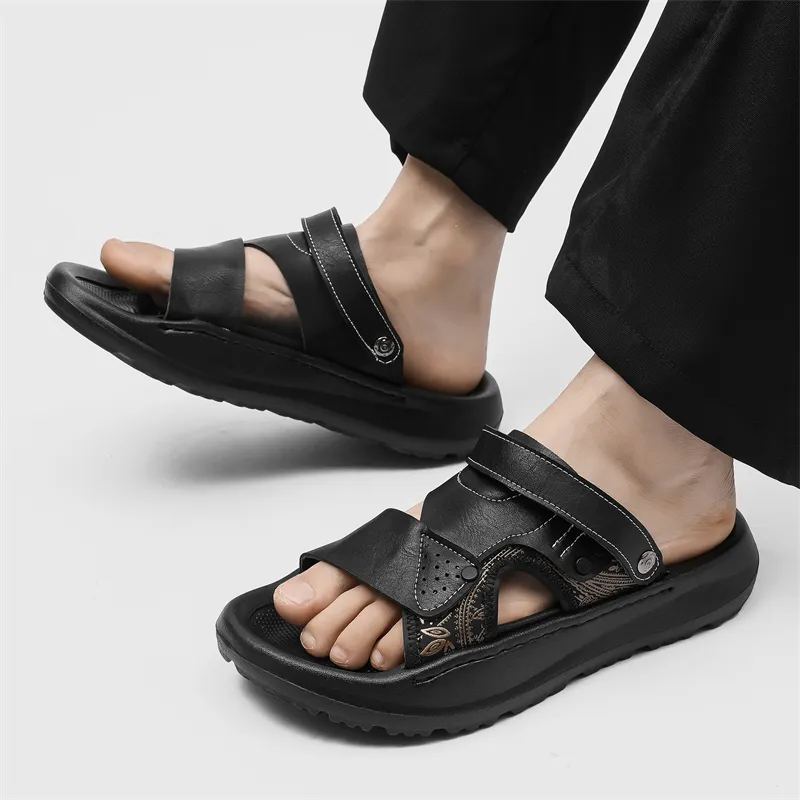 Ignition Beach Sandals Men's Black-5