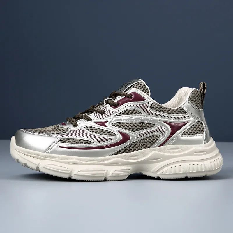 Ignition Anti Slip Wear Resistant Low Top Chunky Sneakers-5