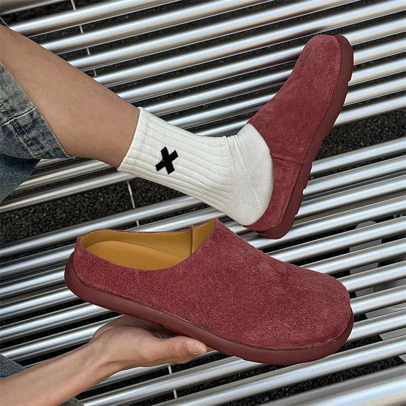 Ignition Stitching Abrasion Resistant Slip Resistant Closed Toe Slippers Unisex-5