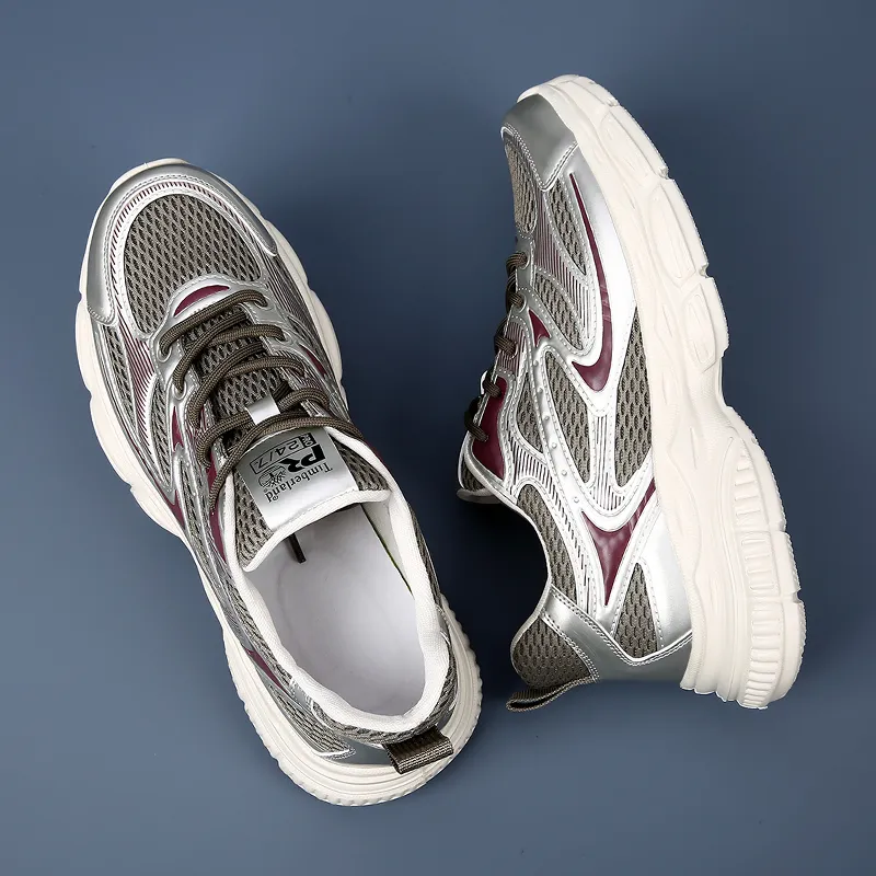Ignition Anti Slip Wear Resistant Low Top Chunky Sneakers-2
