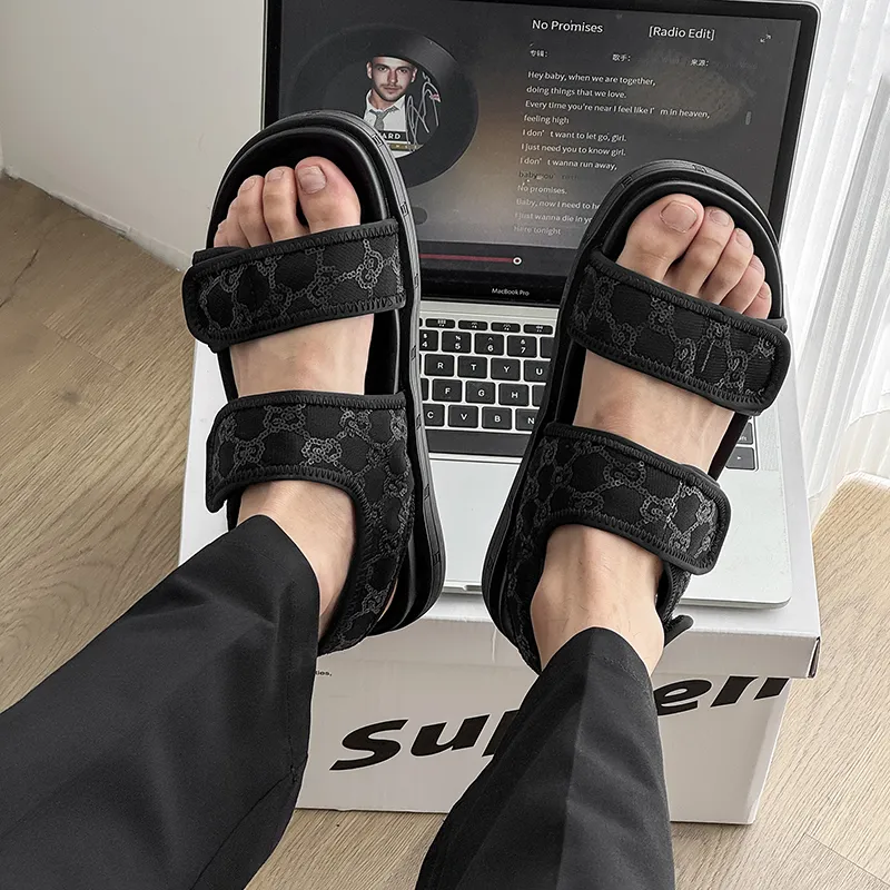 Ignition Beach Sandals Men's Black-5