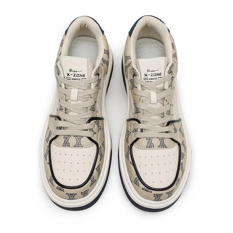 DIKENROK Slip Resistant, Abrasion Resistant, And Balanced Low Top Skateboard Shoes Men's-8