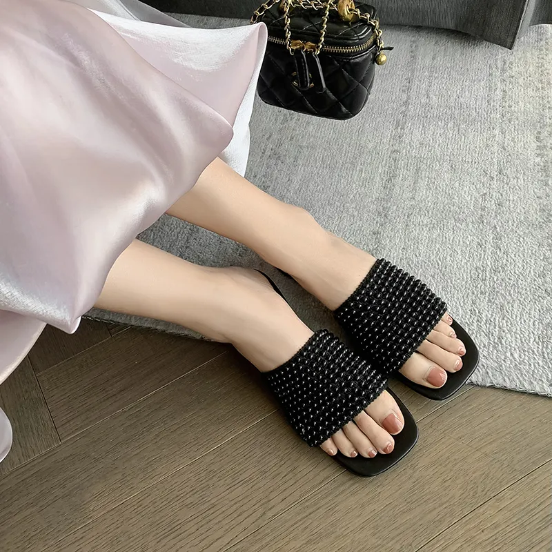 Rongcheng Shoe King TPR Sole Slip Resistant Odor Resistant Abrasion Resistant Slide Slippers Women's-6