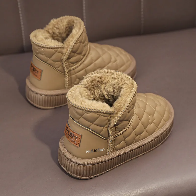 Mulinsen Slip Resistant, Abrasion Resistant, Breathable, Thermal High Top Kids Lifestyle Shoes Kids'-2