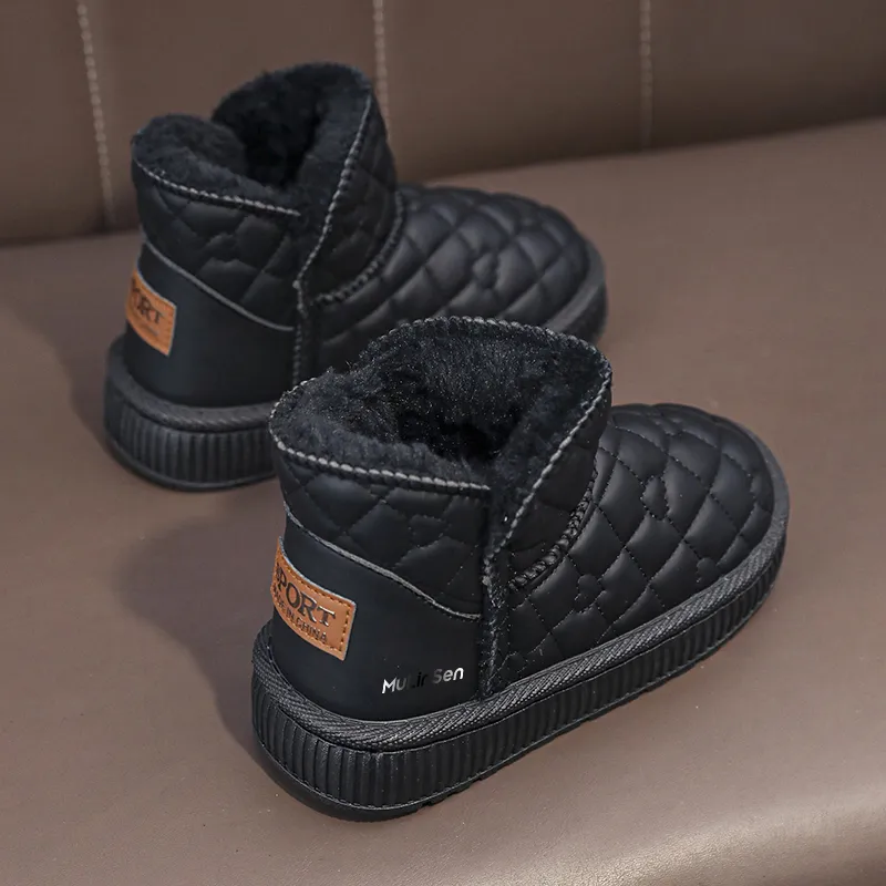 Mulinsen Slip Resistant, Abrasion Resistant, Breathable, Thermal High Top Kids Lifestyle Shoes Kids'-16