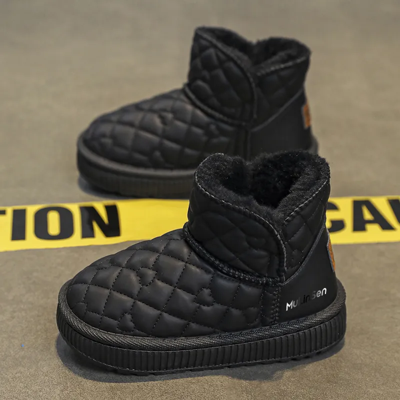 Mulinsen Slip Resistant, Abrasion Resistant, Breathable, Thermal High Top Kids Lifestyle Shoes Kids'-19