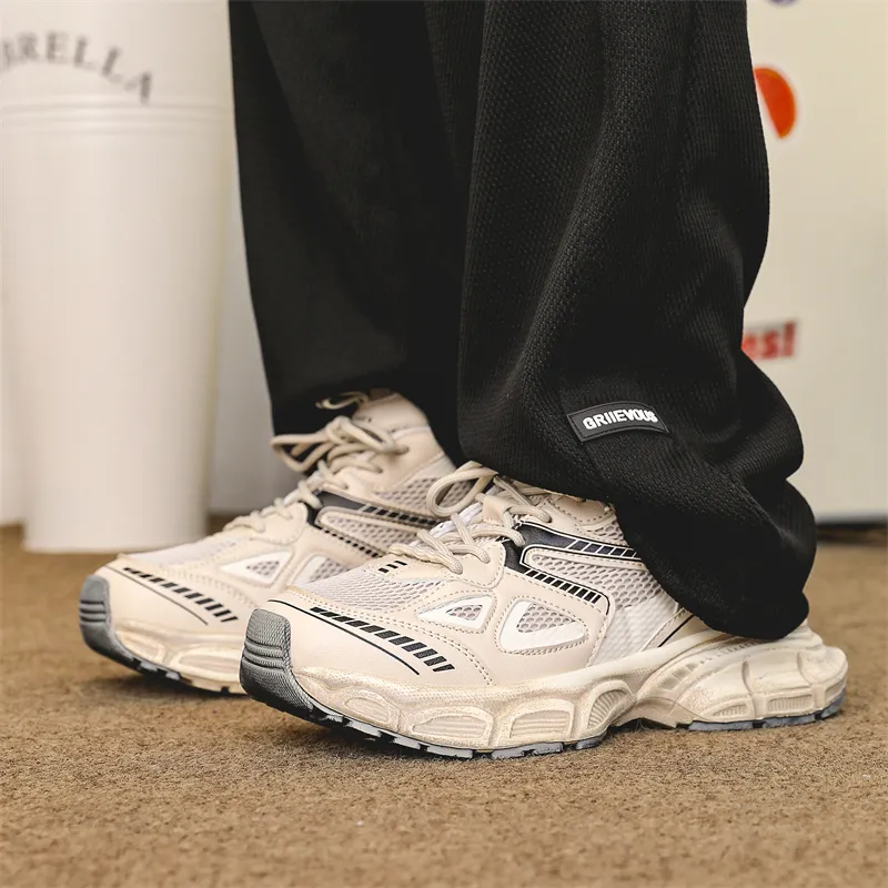 Anti-Slip And Wear-Resistant Breathable Low-Top Chunky Sneakers Unisex-15