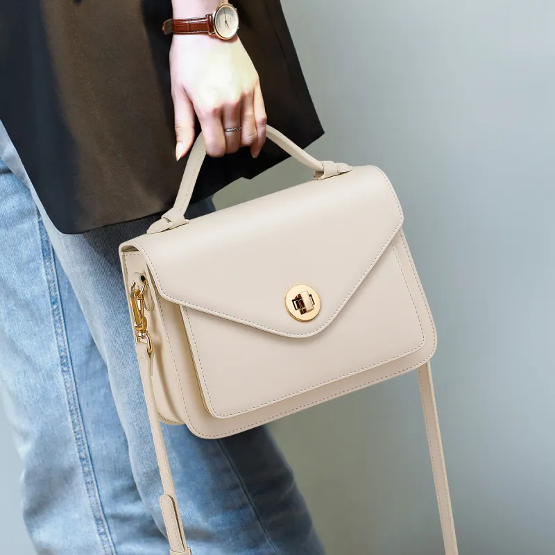 MILLIE'S Cow Leather Synthetic Leather Crossbody Handbags Regular Women's Vintage Brown-9