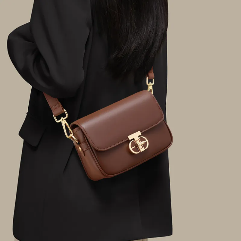 MILLIE'S Cow Leather Underarm Shoulder Bag, Crossbody Bag Regular Women's Coffee-2