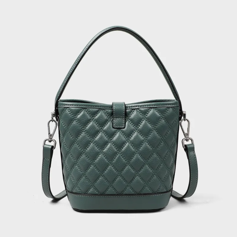 MILLIE'S Cow Leather Shoulder Bag Crossbody Bag Handbags Regular Women's Misty Blue-5