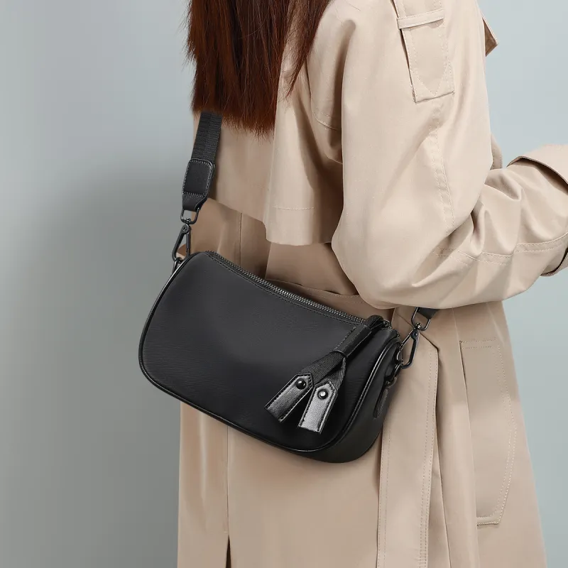 MILLIE'S Fabric Crossbody Bag, Shoulder Bag Regular Women's Black-2