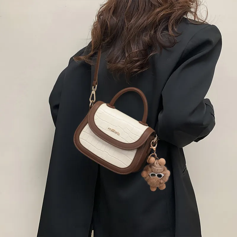 Millies Handbags Ecru Coffee-1