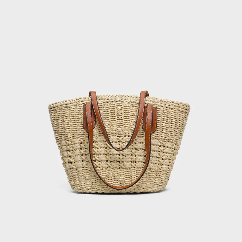 MILLIE'S Fabric Tote Bag, Shoulder Bag Regular Women's Khaki-4