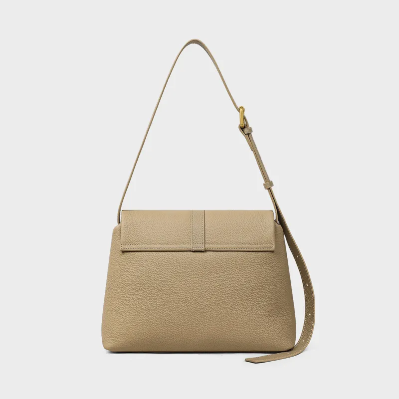 MILLIE'S Cow Leather Crossbody Bag, Shoulder Bag, Messenger Bag Regular Women's Khaki-4