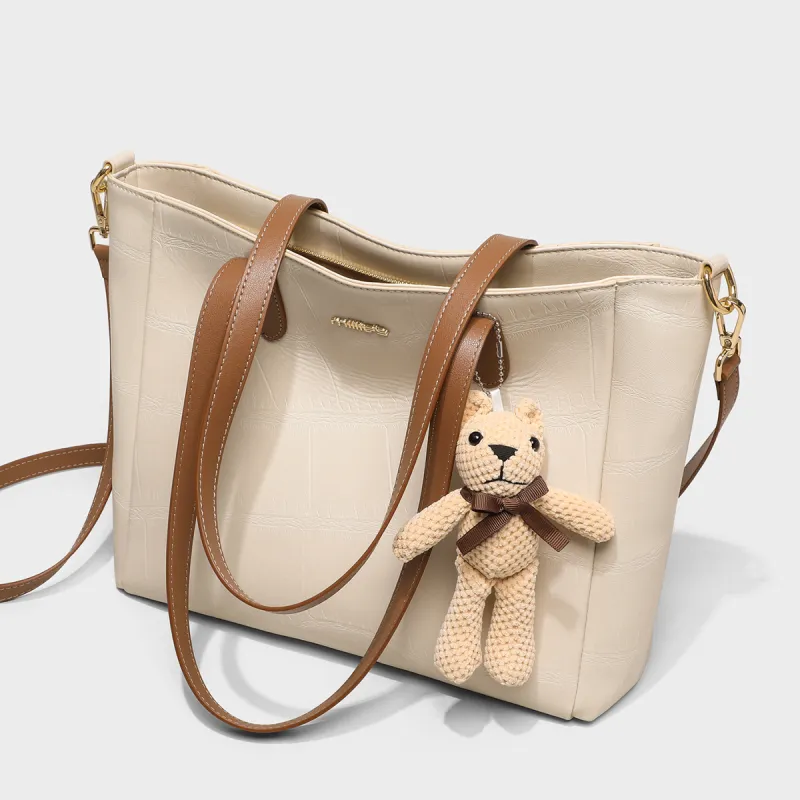 MILLIE'S Cow Leather Underarm Shoulder Bag, Crossbody Bag Regular Women's Ecru-3