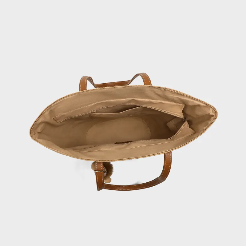 MILLIE'S Fabric Portable Underarm Shoulder Bag Regular Women's Khaki-4
