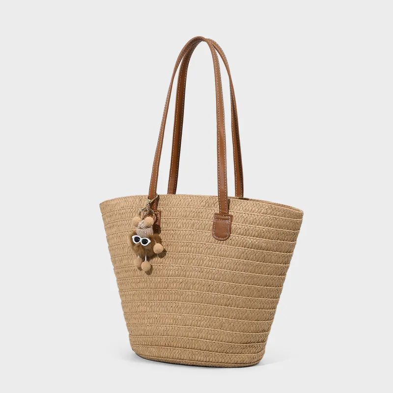 MILLIE'S Fabric Portable Underarm Shoulder Bag Regular Women's Khaki-1