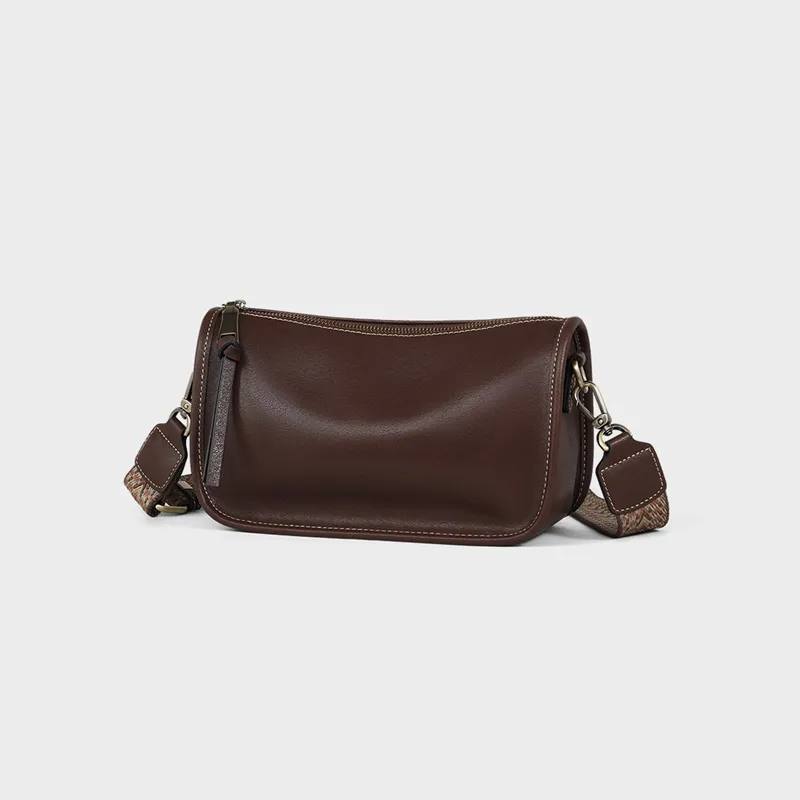MILLIE'S Cow Leather Underarm Shoulder Bag, Crossbody Bag Regular Women's Coffee-5
