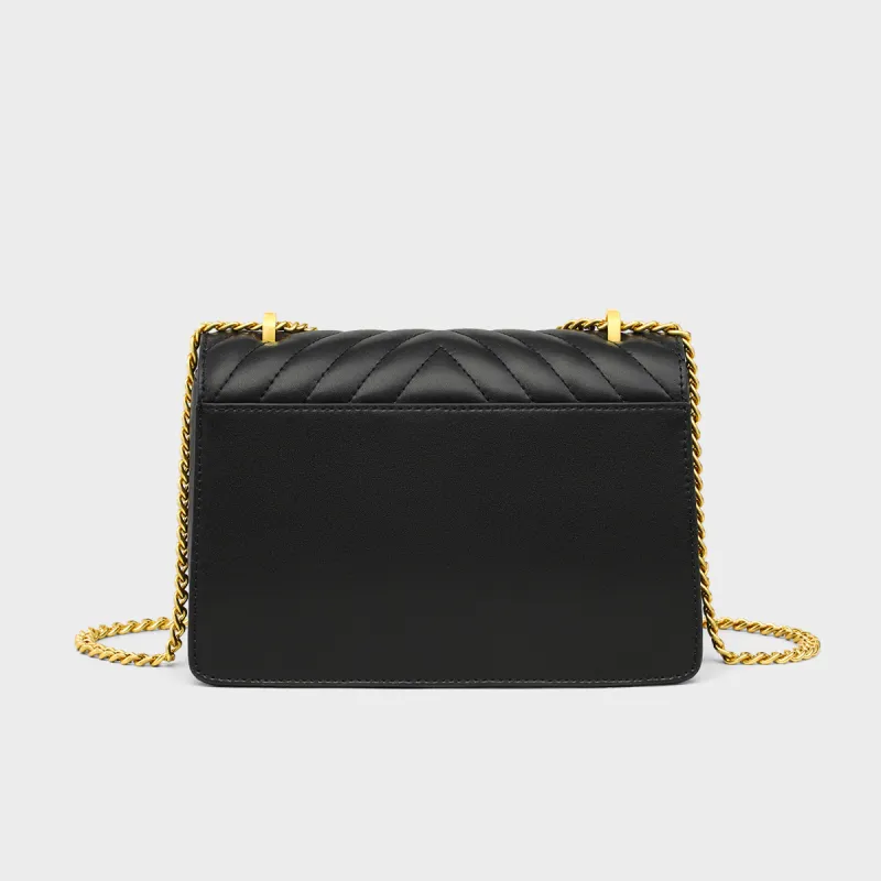 MILLIE'S Cow Leather Underarm Crossbody Bag, Shoulder Bag Regular Women's Black-4