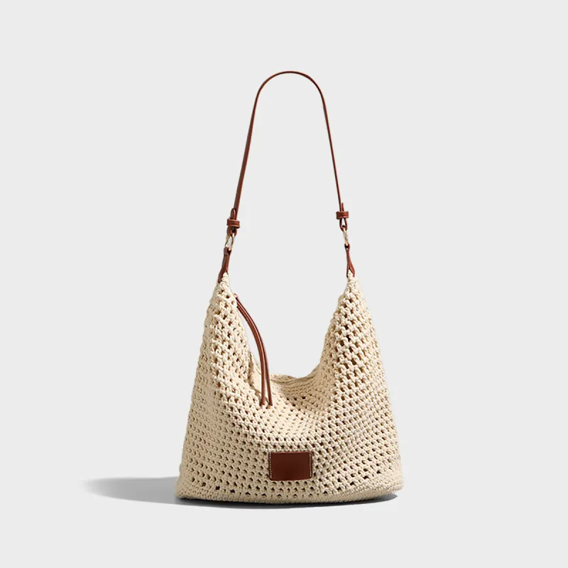 MILLIE'S Fabric Underarm Shoulder Bag Regular Women's Ecru-3