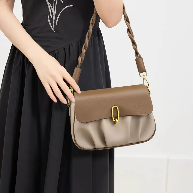 MILLIE'S Cow Leather With Synthetic Leather Shoulder Bag, Cloud Bag, Shoulder Bag Women's-6