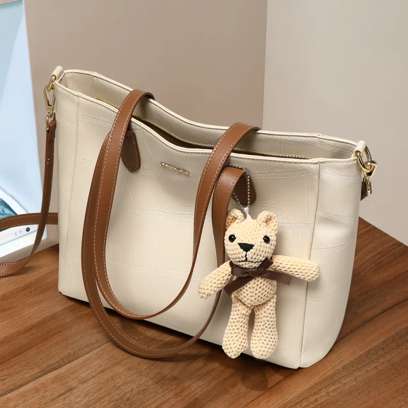 MILLIE'S Cow Leather Underarm Shoulder Bag, Crossbody Bag Regular Women's Ecru-1