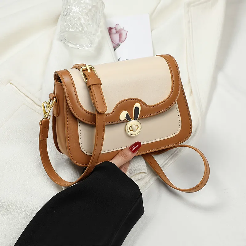 Millies Crossbody Bags White & Khaki-1