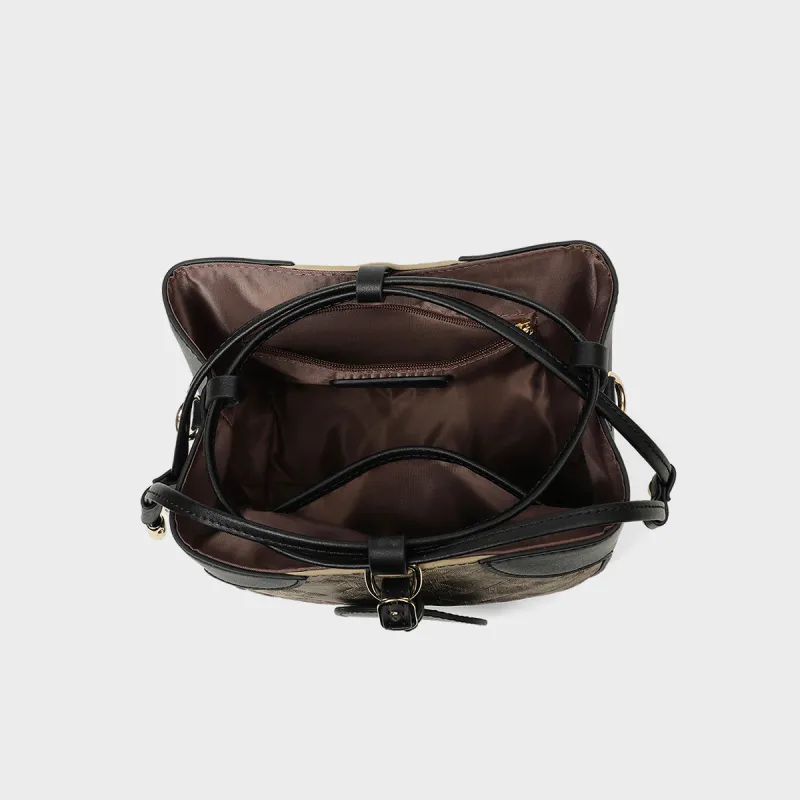 MILLIE'S Cow Leather Crossbody Bag, Shoulder Bag Regular Women's Ink Black-4