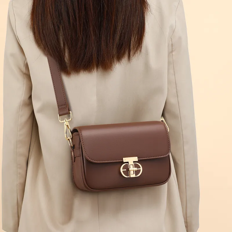 MILLIE'S Cow Leather Underarm Shoulder Bag, Crossbody Bag Regular Women's Coffee-3