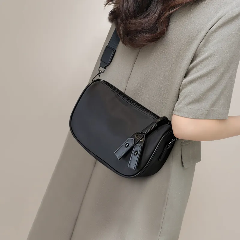 MILLIE'S Fabric Crossbody Bag, Shoulder Bag Regular Women's Black-1