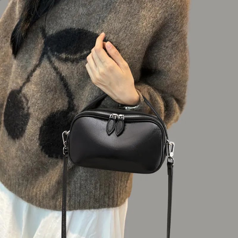 MILLIE'S Cow Leather Shoulder Bag, Crossbody Bag, Handbag Regular Women's Multicolor-6