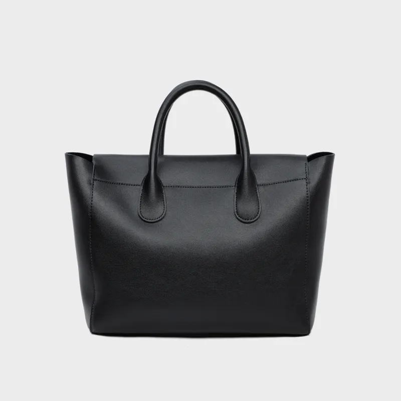 MILLIE'S Cow Leather Shoulder Bag, Crossbody Bag, Handbag, Tote Bag Regular Women's Gray-10