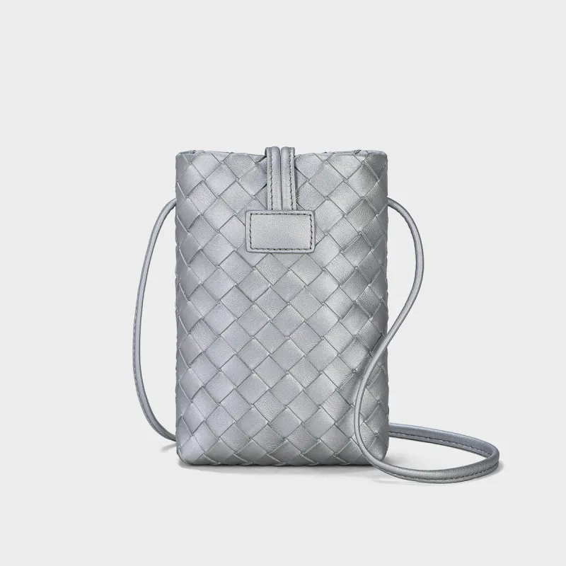 MILLIE'S Cow Leather With Synthetic Leather Underarm Shoulder Bag, Crossbody Bag Trumpets Women's Ecru-11