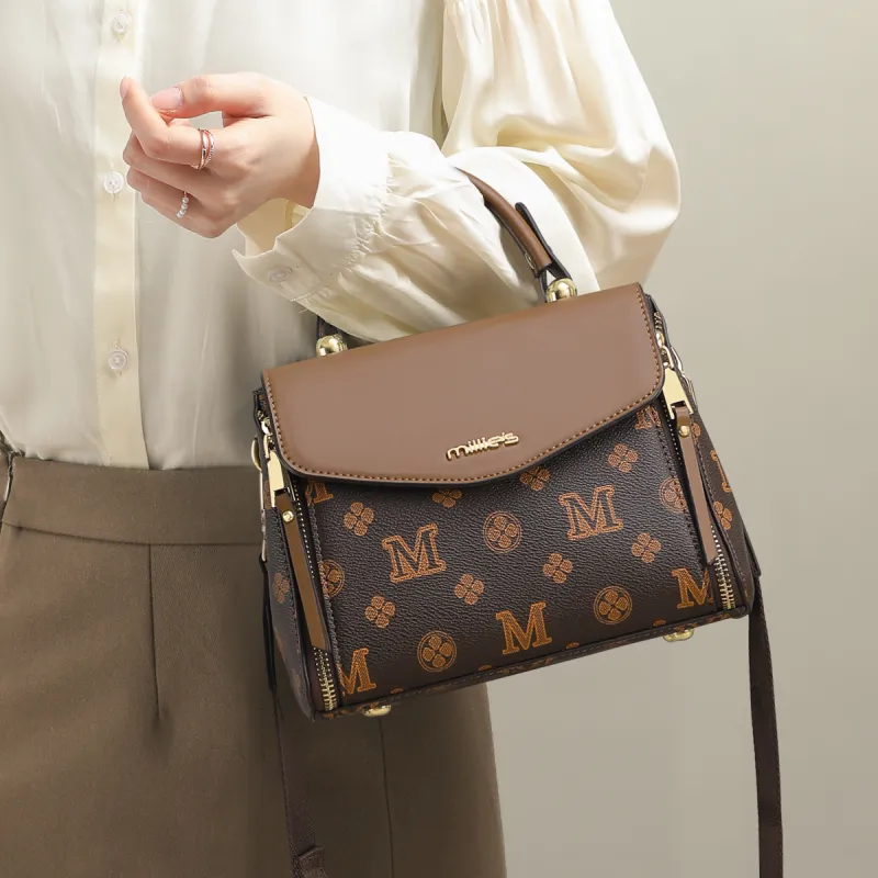 MILLIE'S Synthetic Leather Shoulder Bag, Crossbody Bag, Handbag Regular Women's Coffee-3