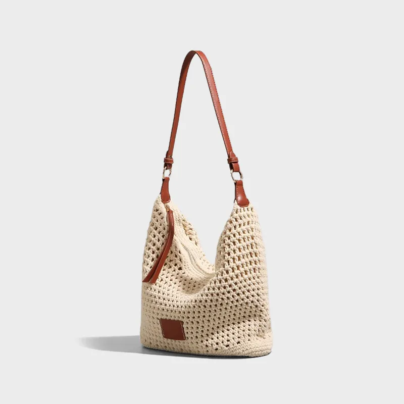 MILLIE'S Fabric Underarm Shoulder Bag Regular Women's Ecru-4