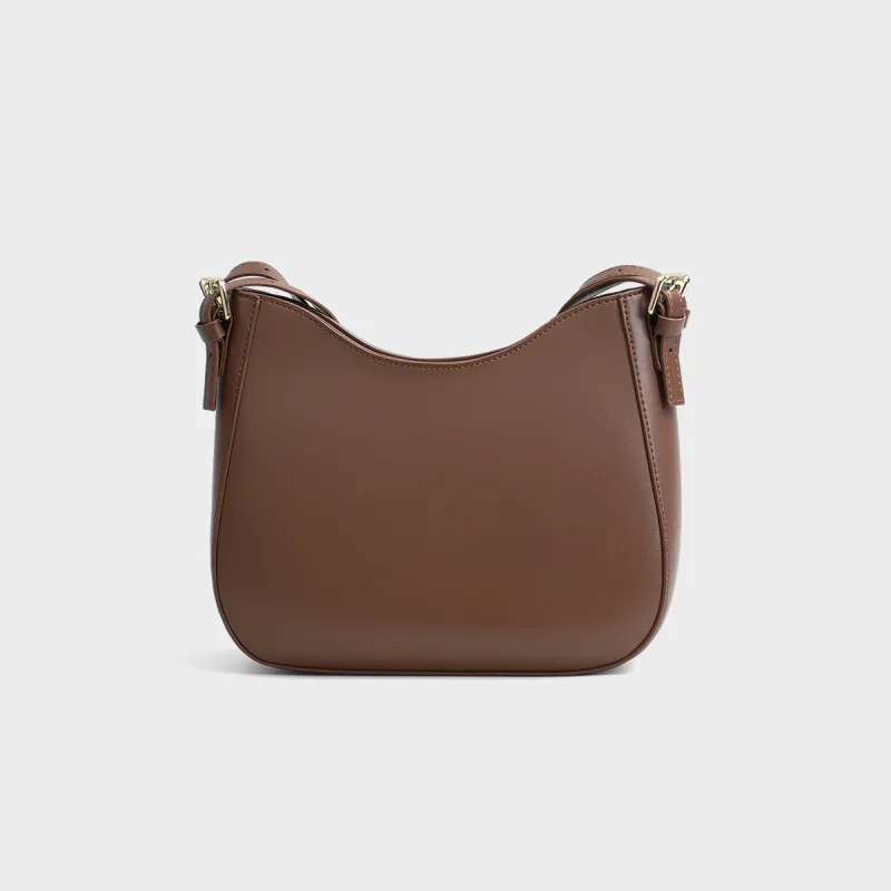 MILLIE'S Cow Leather Shoulder Bag, Crossbody Bag Regular Women's Coffee-6