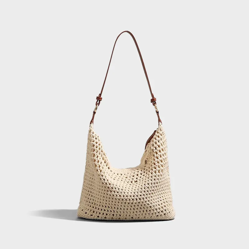 MILLIE'S Fabric Underarm Shoulder Bag Regular Women's Ecru-6