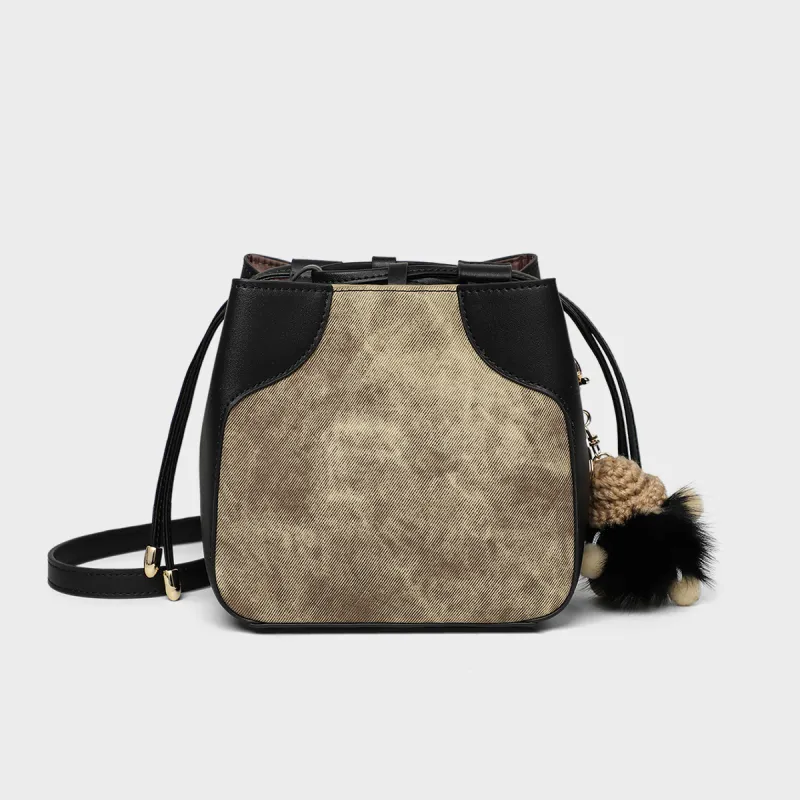 MILLIE'S Cow Leather Crossbody Bag, Shoulder Bag Regular Women's Ink Black-3